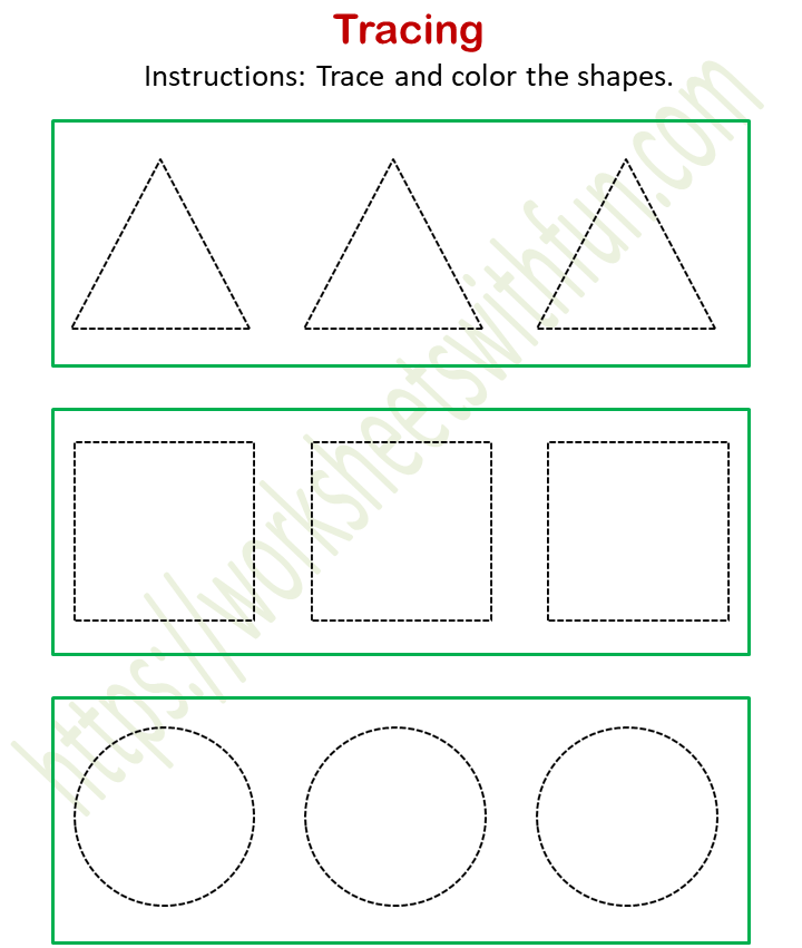 Preschool Tracing Worksheets Best Coloring Pages For Kids 